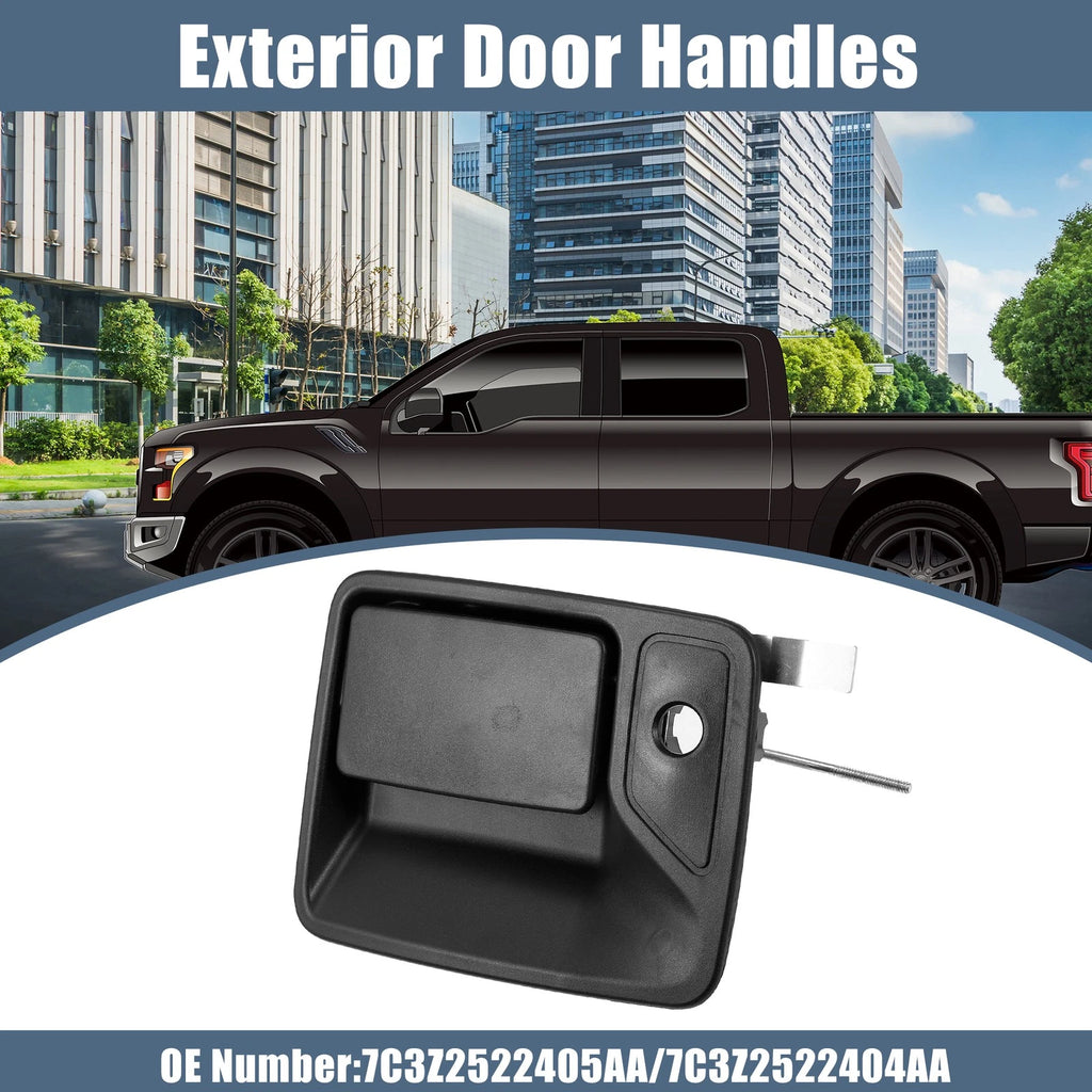 Set of 4 Exterior Door Handles for Ford Excursion (2000–2005) Black