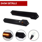 Smoke Lens LED Front Side Marker Indicator Light for Chevrolet Monte Carlo (1970–1972)