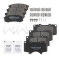 Front & Rear Ceramic Brake Pads Kit for Lexus GX470 (2003–2009), Toyota Sequoia (2001–2007)