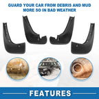 Mud Flap Splash Guard for Toyota Highlander (2001–2007)