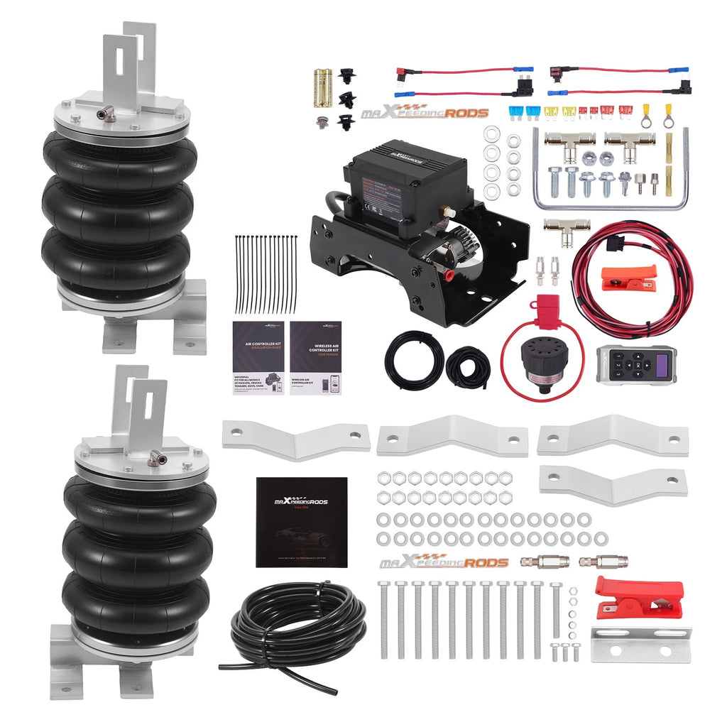 Air Suspension Helper + Wireless Compressor Kit for Dodge Ram TRX (2021–2023)