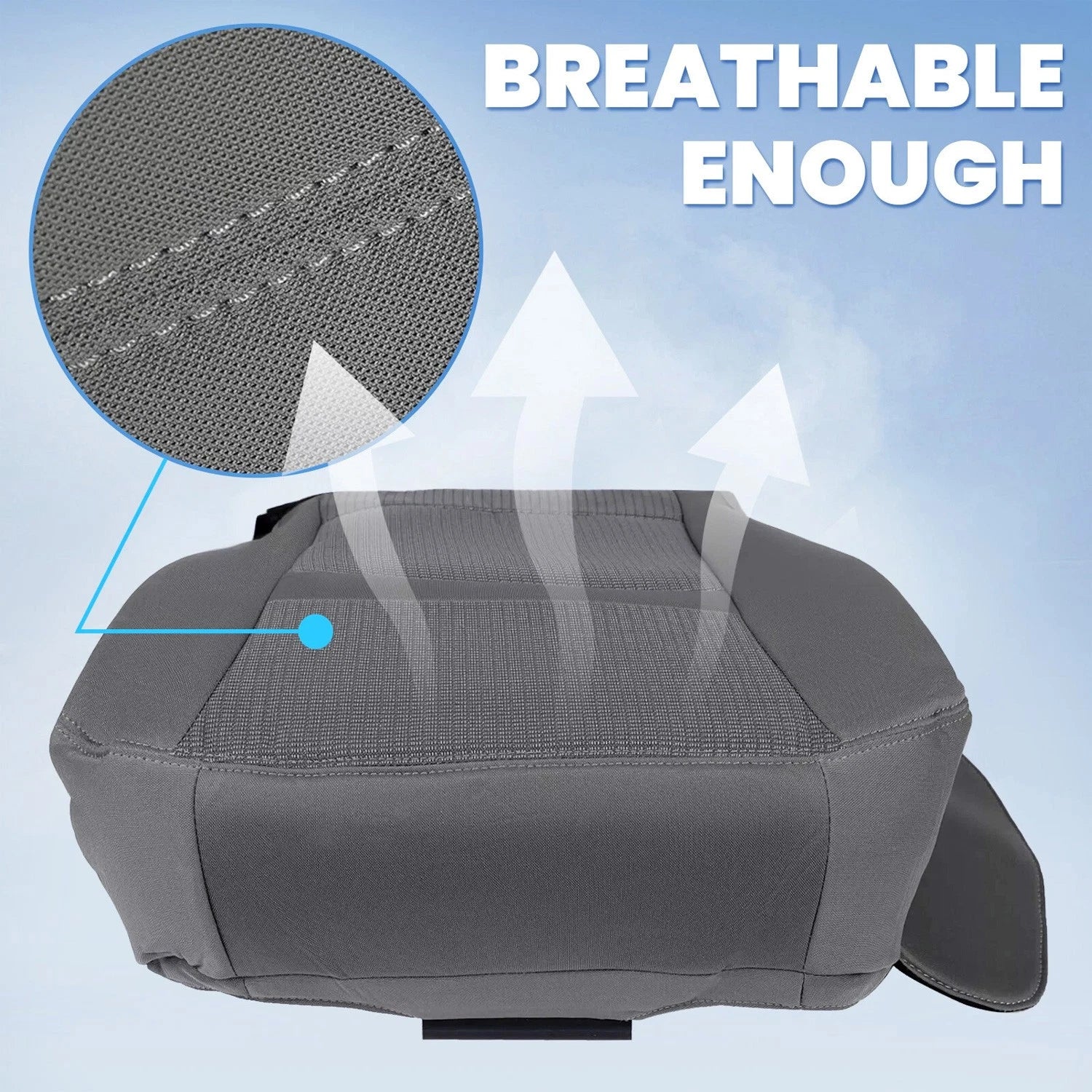 Driver Left Bottom Seat Cover for Dodge Ram 1500 2500 3500 (2006–2010)