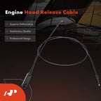 Hood Release Cable for BMW 530i 540i 550i 640i 650i 740i 750i 760Li M6 (2000–2020)
