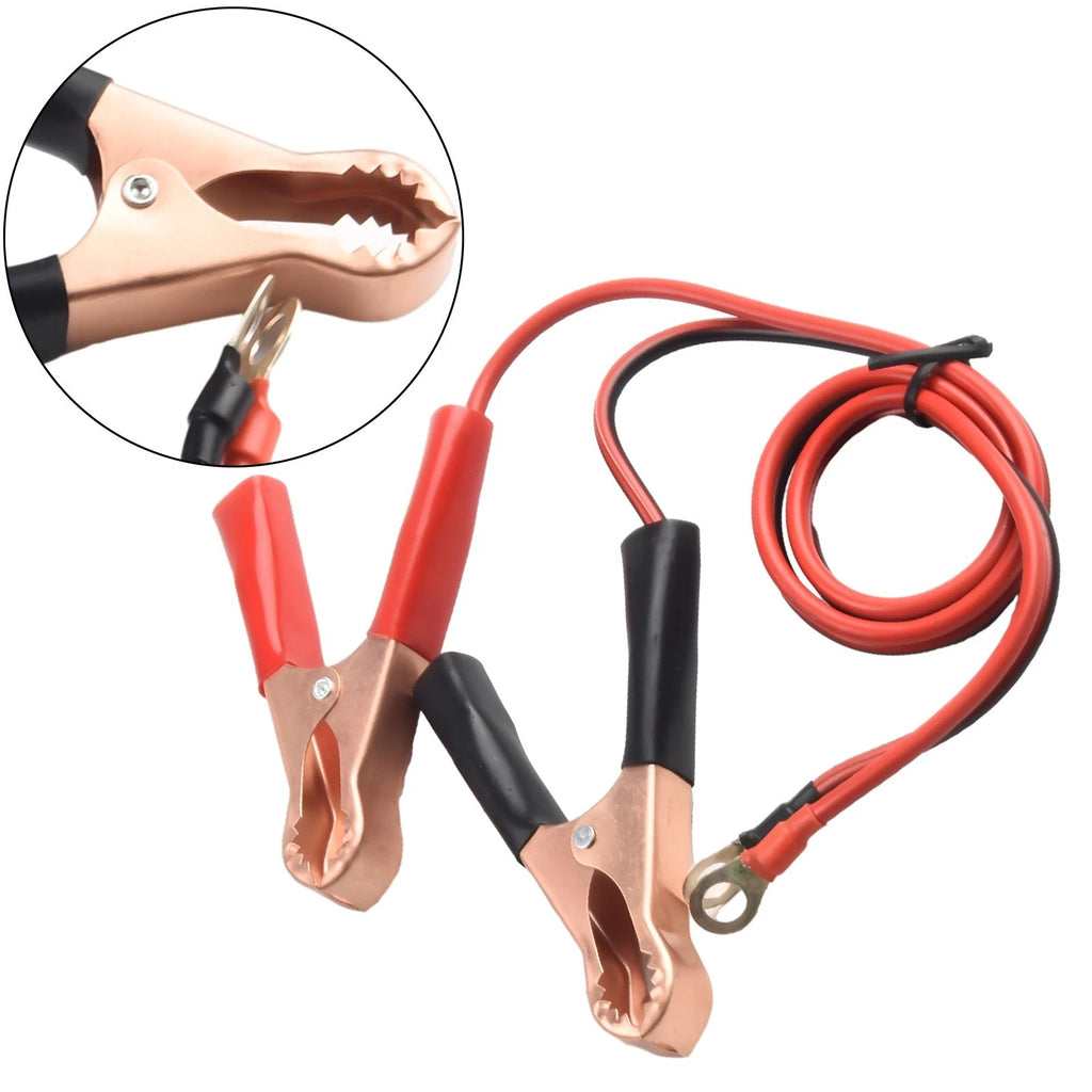 2X 50AMP Battery Inverter Wire Power Transfer Cable Clip for Auto Car