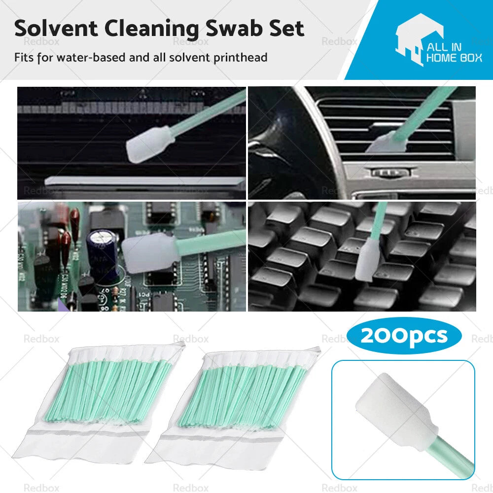 Solvent Cleaning Swabs for Epson Mutoh Mimaki Roland Printers