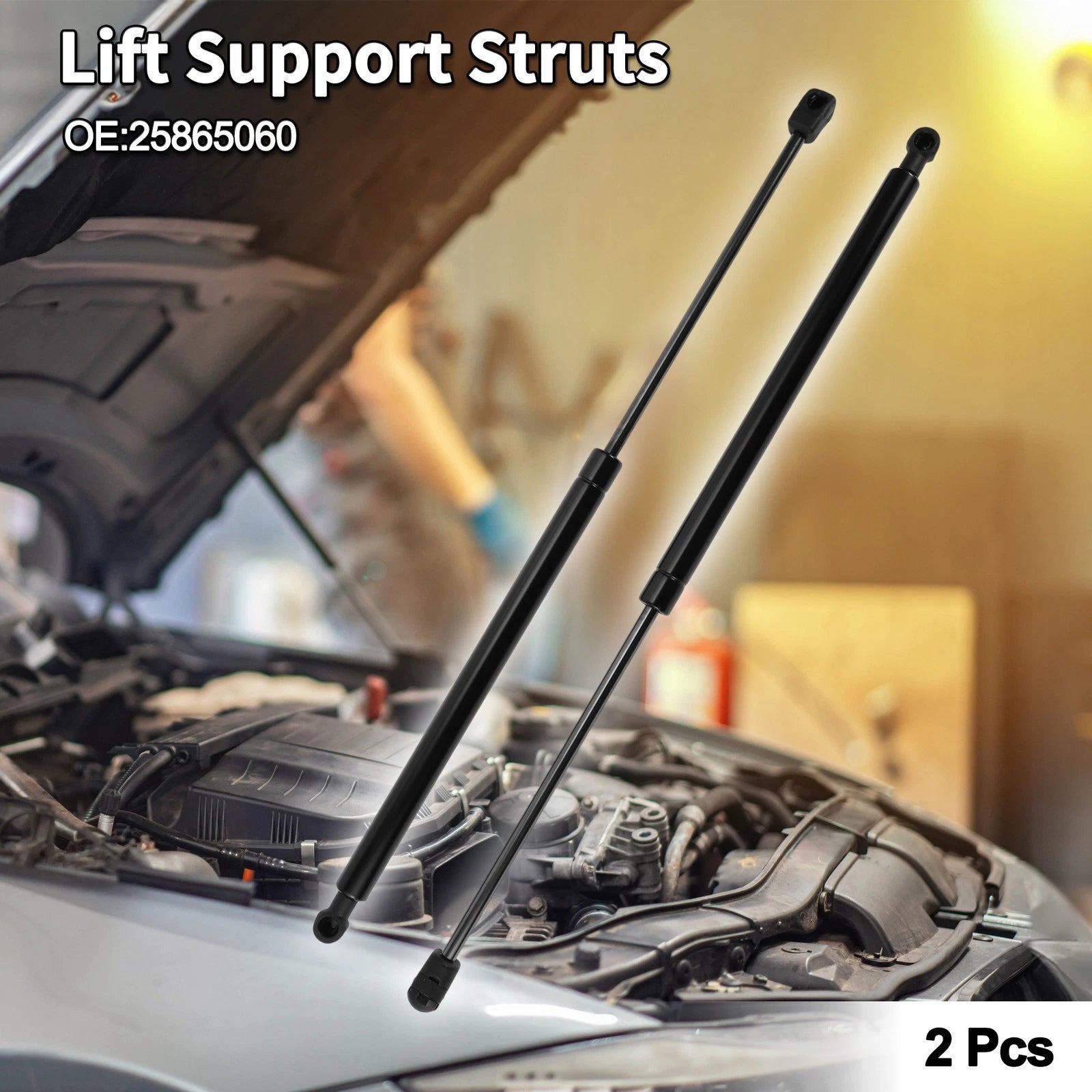 Front Hood Lift Supports Struts No. 25865060 for Chevy Malibu (2008–2012)