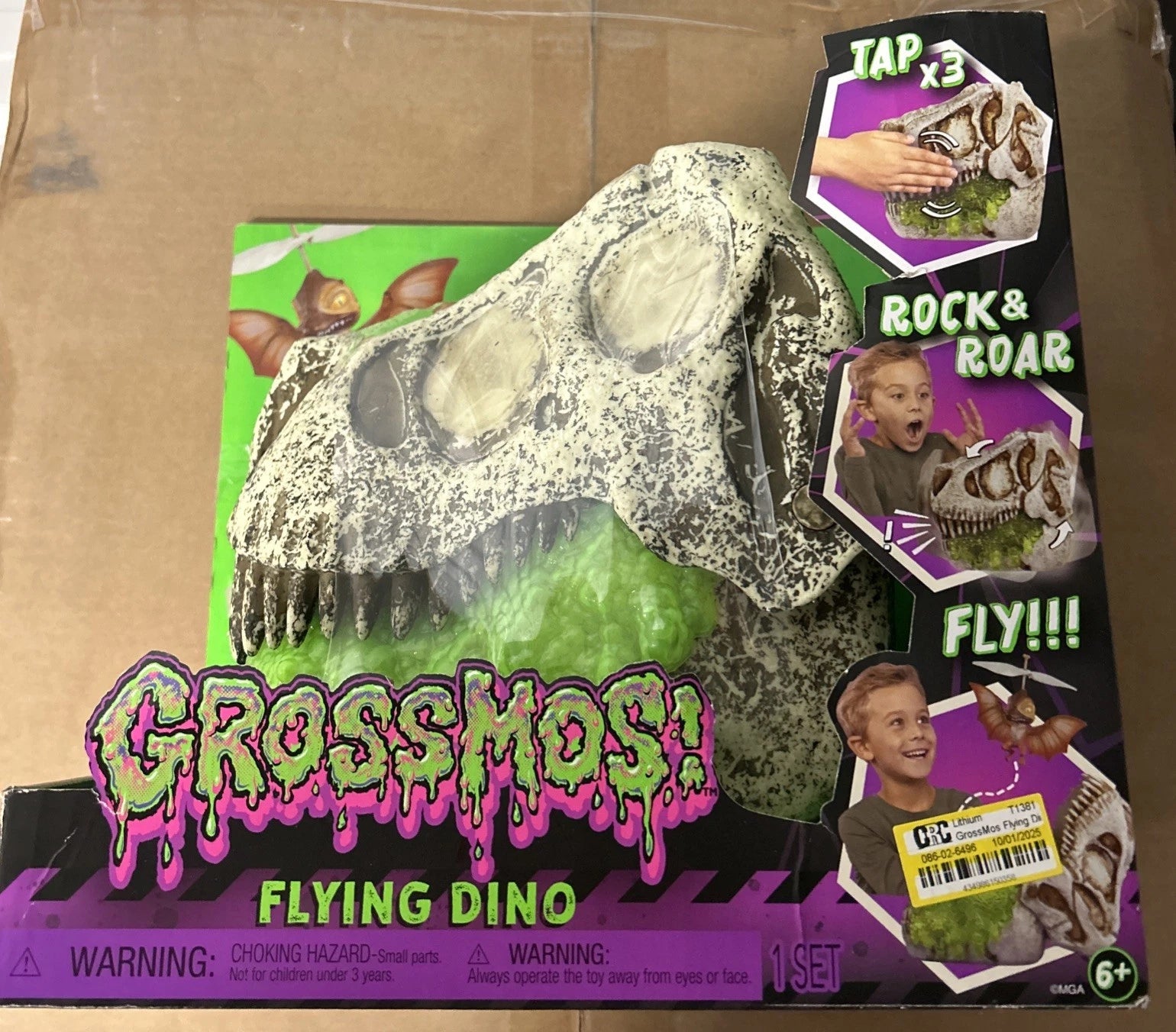 Flying Dino Skull Toy for Kids
