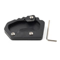 Black Side Stand Enlarge Kickstand Pad for BMW R1300GS (2023-2025)
