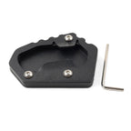 Black Side Stand Enlarge Kickstand Pad for BMW R1300GS (2023-2025)