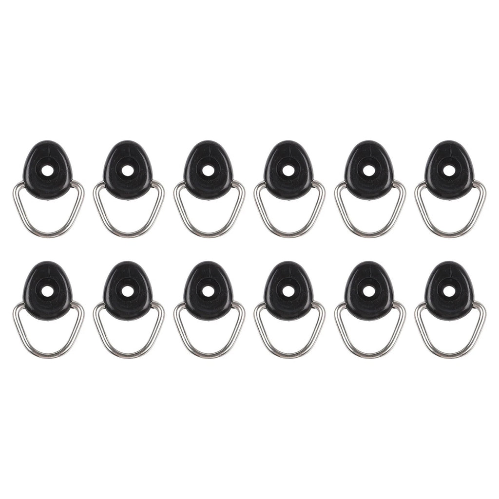 Set of 12 D Ring Tie Down Loops for Kayak and Boat