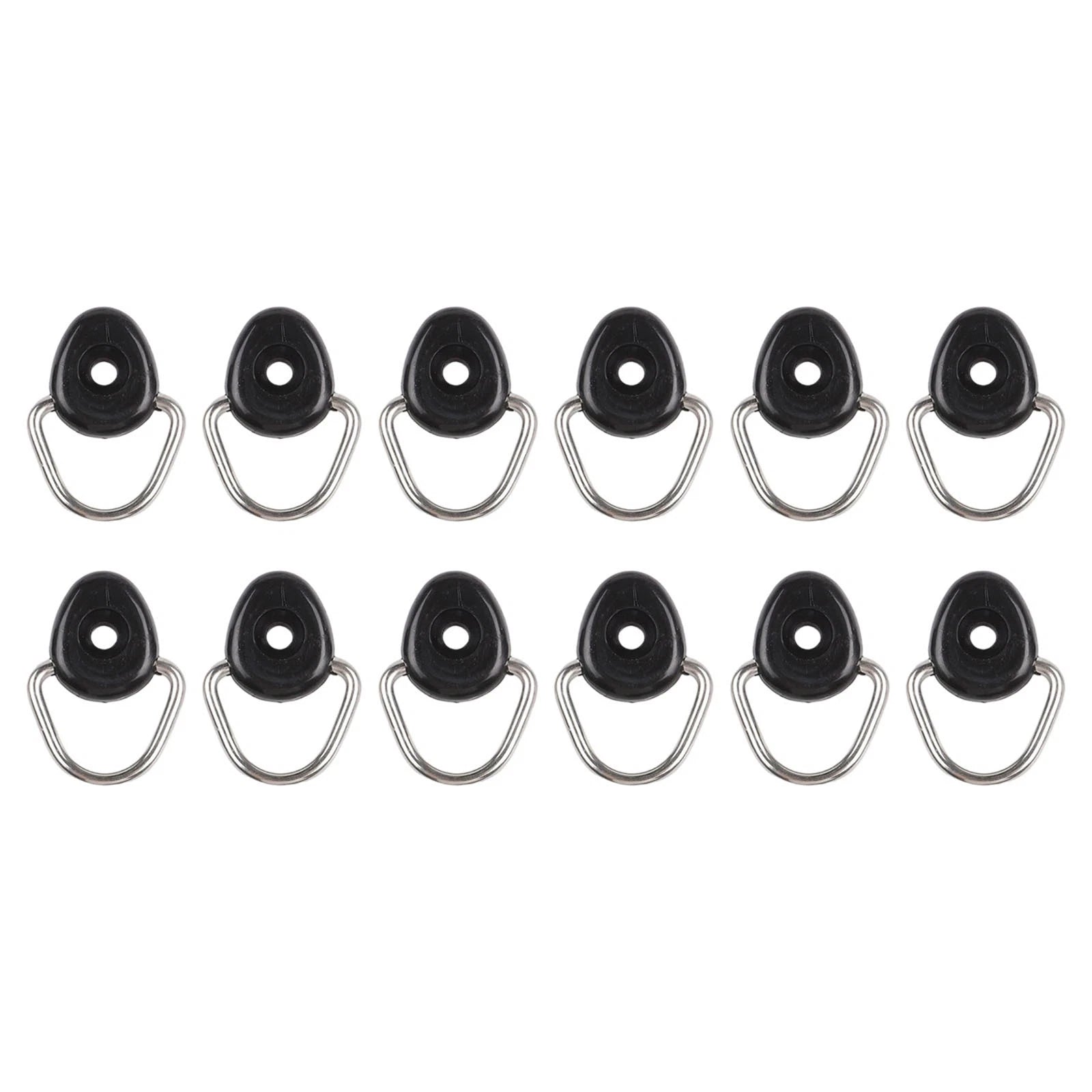 Set of 12 D Ring Tie Down Loops for Kayak and Boat