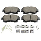 Akebono ProACT Front Ceramic Brake Pads & Hardware for Lexus SC300, Toyota Camry, Sienna (1992–2006)