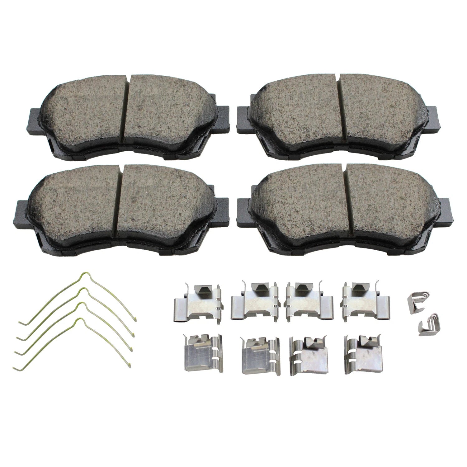 Akebono ProACT Front Ceramic Brake Pads & Hardware for Lexus SC300, Toyota Camry, Sienna (1992–2006)