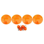 4 x Turn Signal Light Amber Lens Covers for Harley Davidson Road King (1994-2010)