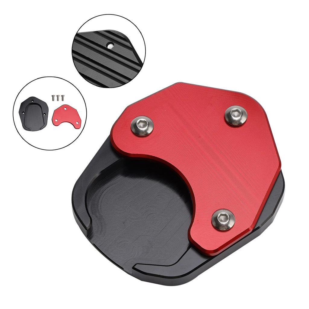Kickstand Enlarger Plate Pad for Tiger Sport 660 (2022–2025) Red