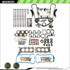 Set of Head Gasket Bolts with Timing Chain Kit for Suzuki XL-7, Saturn Aura (2007)