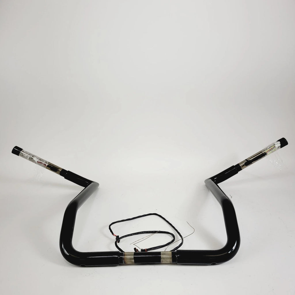 14" Black Wired Monkey Handlebars for Harley Batwing (2014–2023)