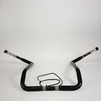 14" Black Wired Monkey Handlebars for Harley Batwing (2014–2023)