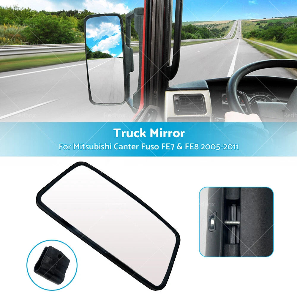 Truck Mirror for Mitsubishi Canter Fuso FE7 FE8 (2005–2011) 340x165mm