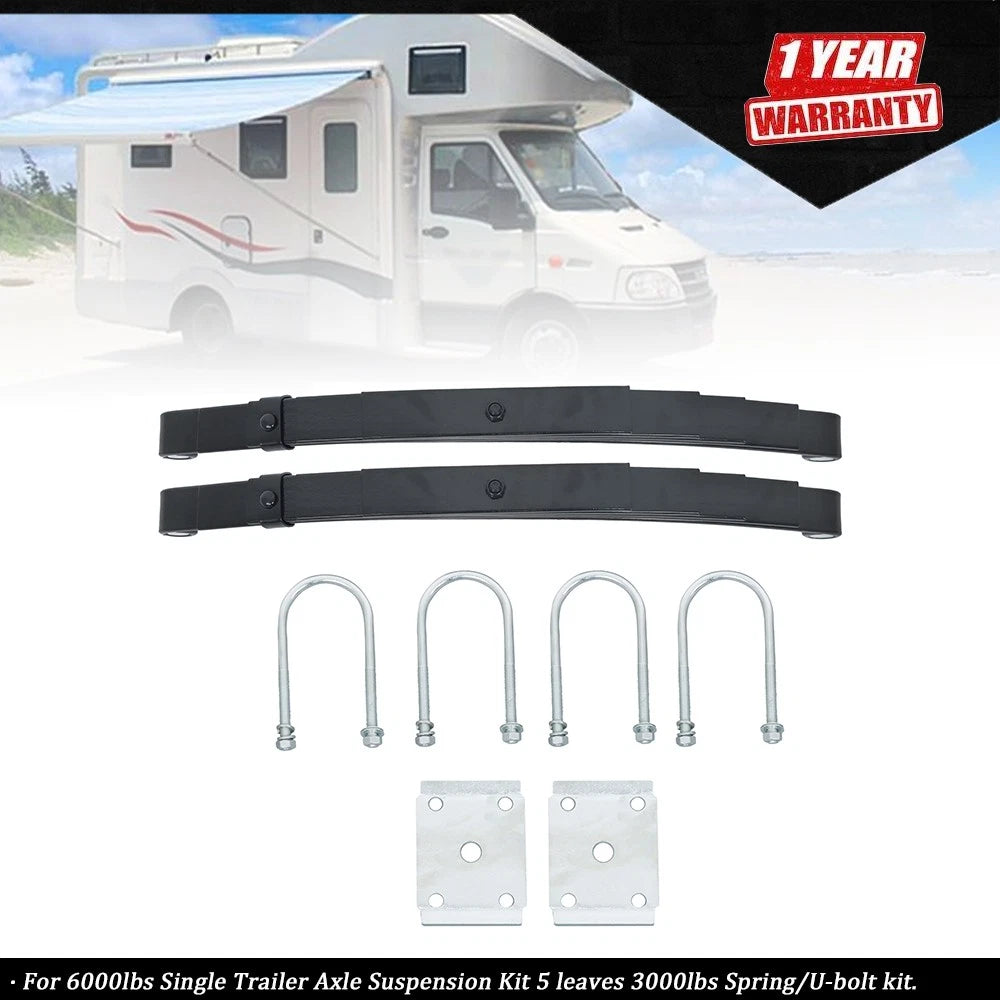 Single Trailer Axle Suspension Kit for Trailer (6000lbs)
