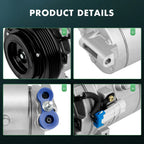 AC Compressor with Clutch for Chevrolet Camaro (2010–2015)