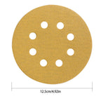 Set of 100 Hook-and-Loop Sanding Discs 5 Inch 100 Grit