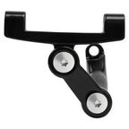 Chrome/Black Adjustable Footboard Mount for Harley Touring (1993–2025)