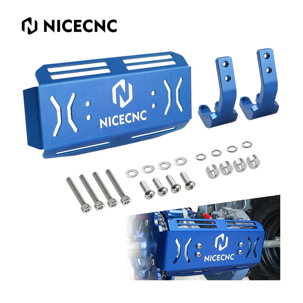 NICECNC Rear Bumper Bash Cover Guard for Yamaha Raptor 700 YFM700 (2006–2026) Blue
