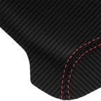 Console Armrest Cover for Nissan Altima (2013–2018) Carbon Fiber Red Stitch