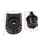 Rear Mudguard Seat Bolt Screw & Knob Cover for Harley Touring (1996-2024)