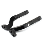 Rear Passenger Foot Pegs for Harley Touring (1993-2023) Black