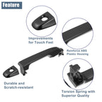 Front Left Driver Side Door Handle for Toyota Camry (2012–2017) Black