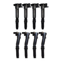 Set of 8 Ignition Coils for Ford F-250 F-350 E-350 Super Duty (2008–2010)