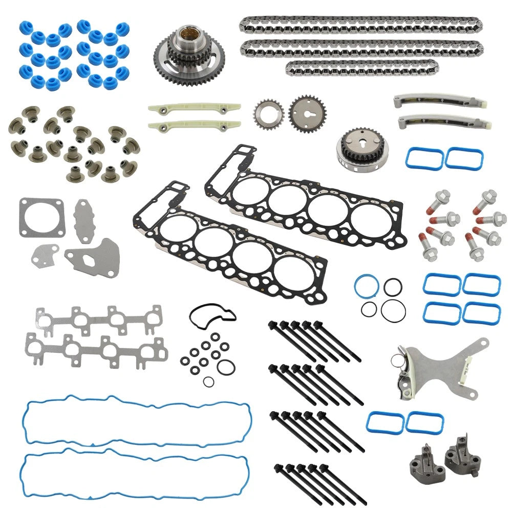 Timing Chain Kit and Head Gasket Bolts for Dodge Ram 1500 Dakota (2004–2007)