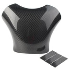 Black Carbon Fiber Gas Tank Cover Pad Protector for Kawasaki ZX6R (2005-2006)