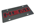 License Plate Frame Replacement for Dodge HEMI Emblem with Red Black (2005–2015)