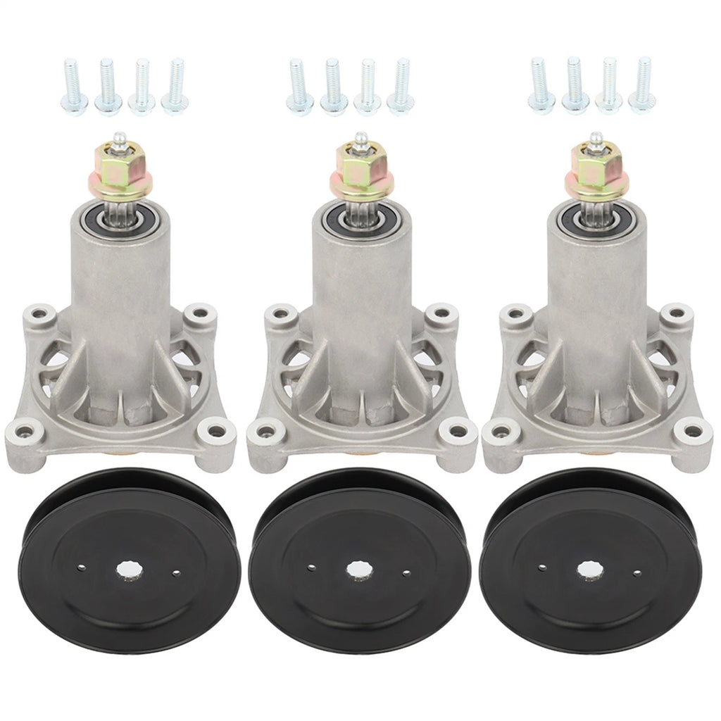 3X Spindle 187292 192870 197473 for Craftsman Riding Mower