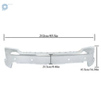 Front Bumper Face Bar with Sensor Holes for Chevy Silverado 1500 (2019-2022)