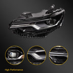 Full LED Left Driver Side Headlight for Cadillac XT6 (2020–2023)