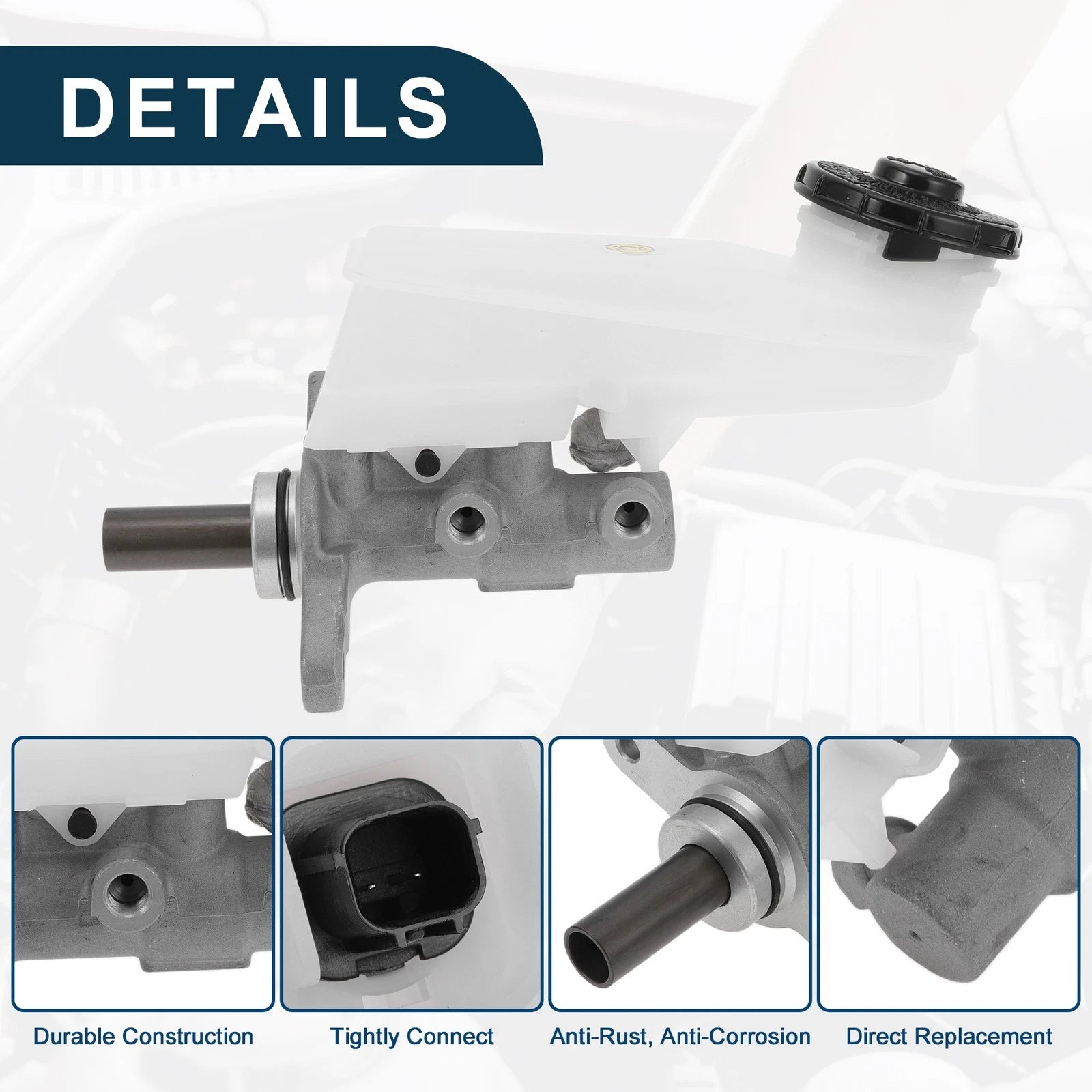 Brake Master Cylinder with Reservoir No. 46100TBAA01 for Honda Civic (2016–2019)