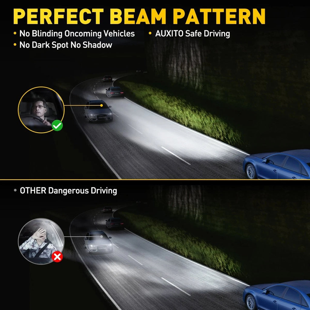 2X LED Headlight Bulbs for D4S D4R (6000K)