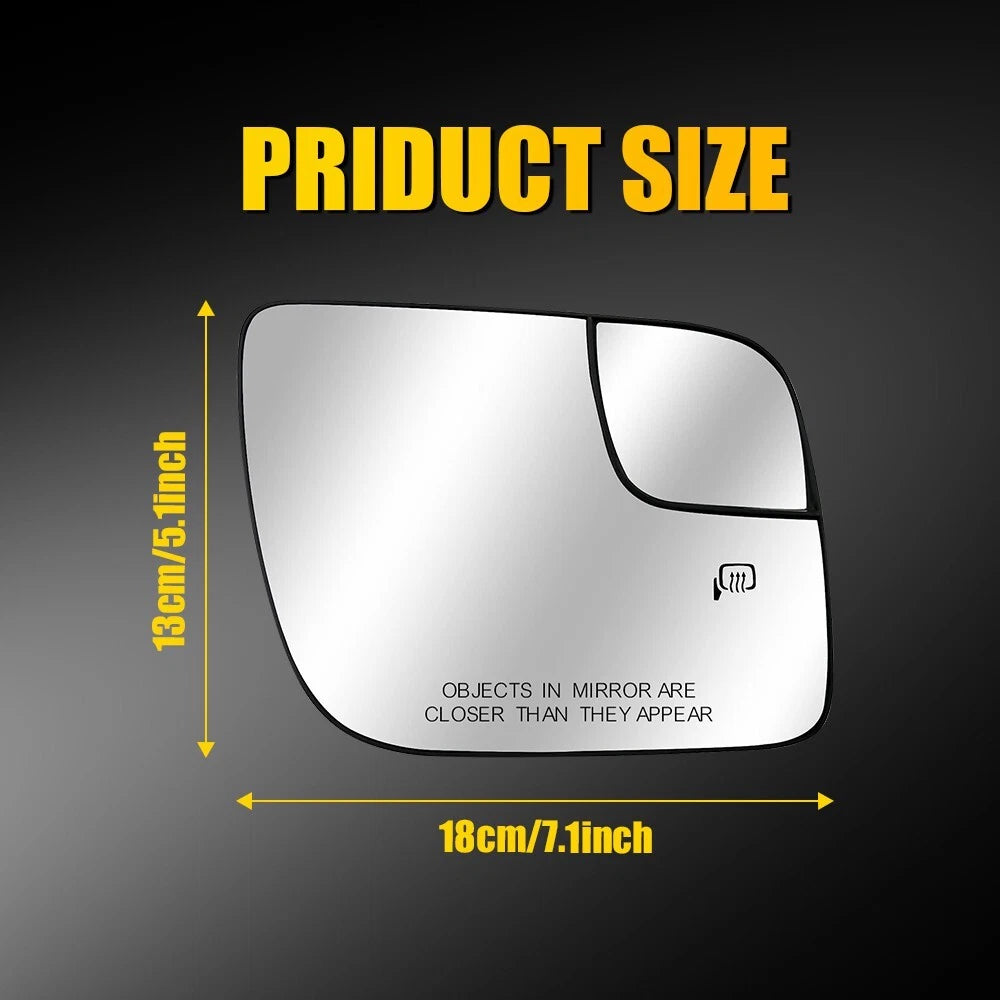 Right Side Heated Mirror Glass for Ford Explorer (2011â2019)