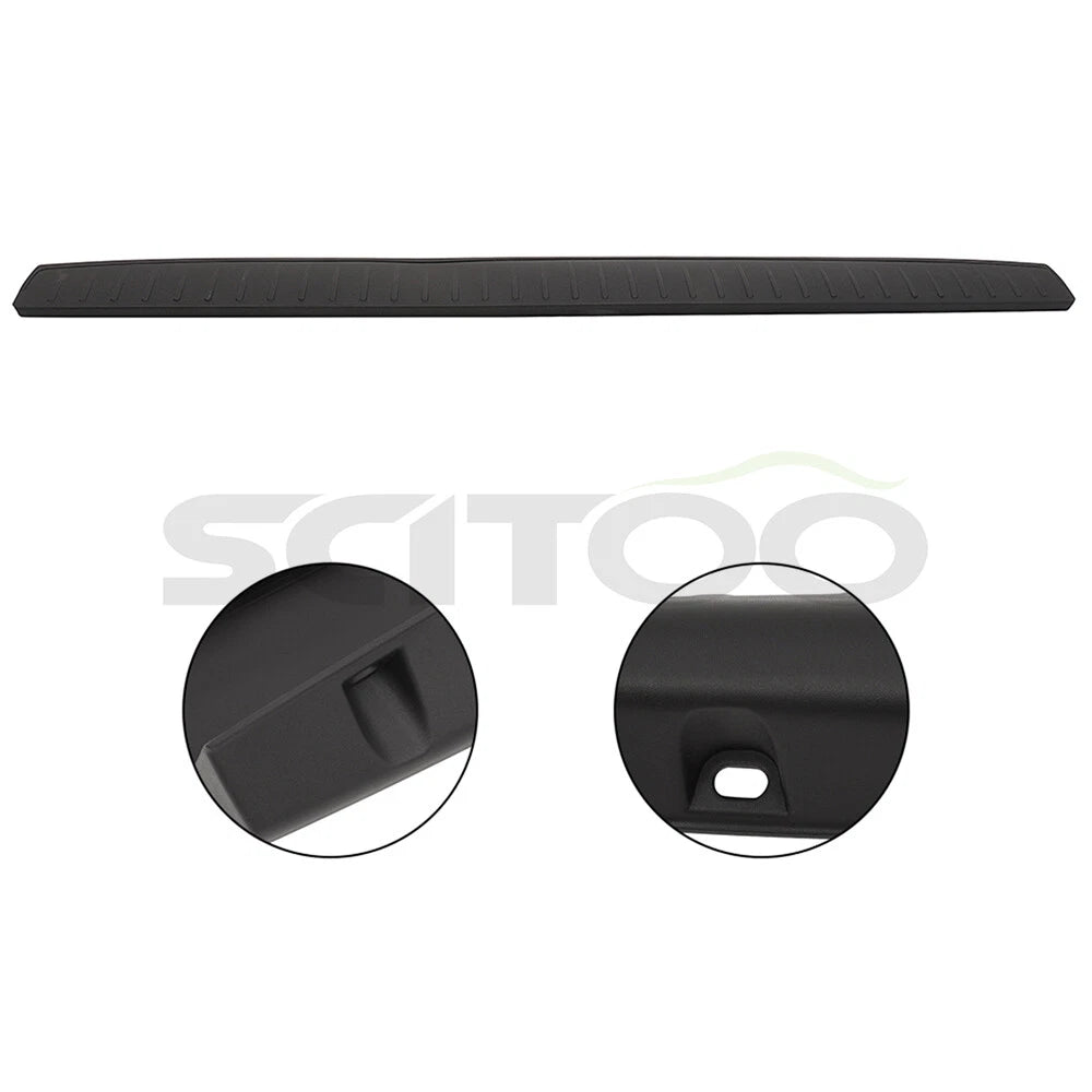 ABS Black Tailgate Cap Moulding Cover for Dodge Ram 1500 (2002–2008)