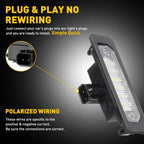 2X License Plate Light for Ford Flex (2009–2019), Mercury Milan (2008–2011), Lincoln MKX (2007–2015)