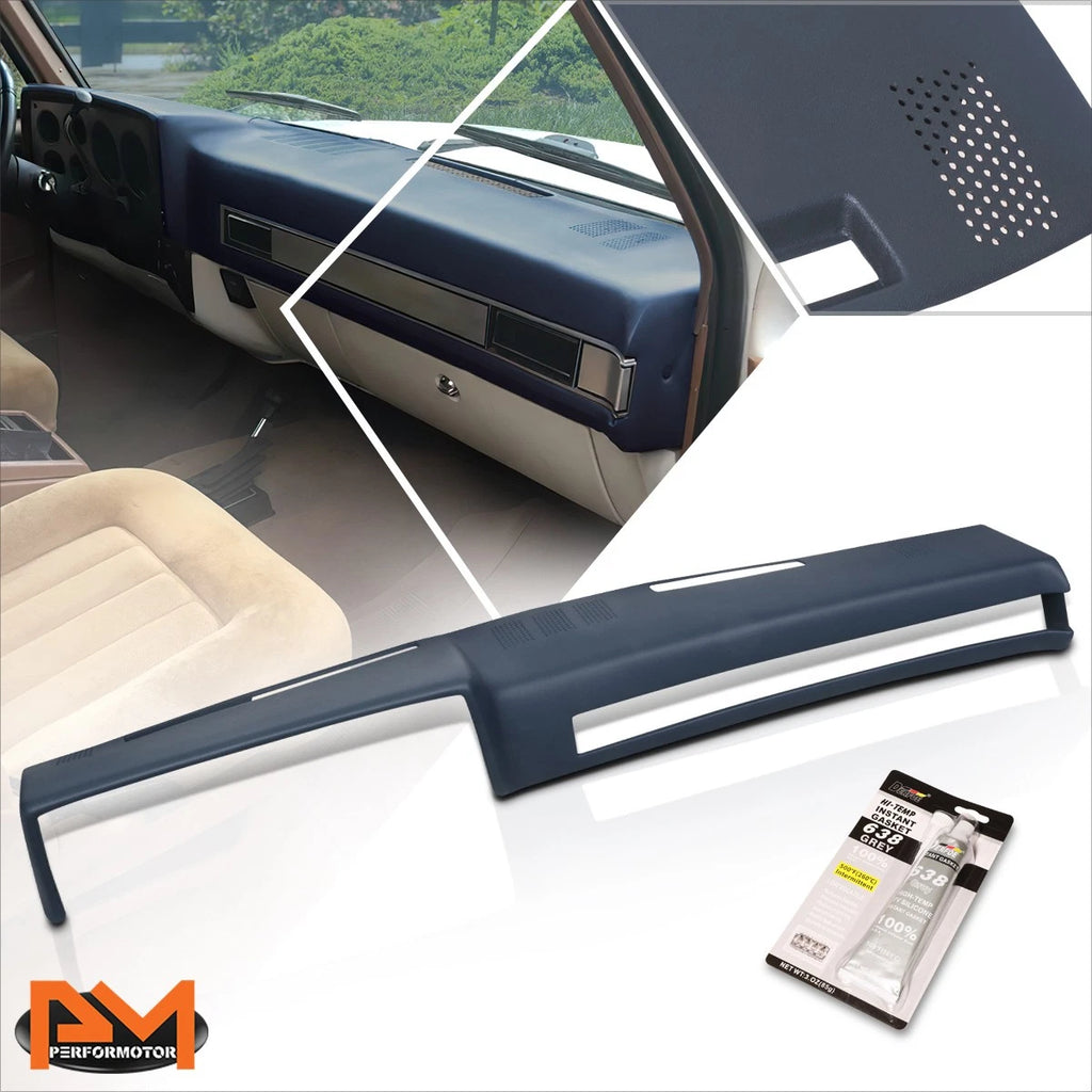 Molded Dashboard Overlay Cap for Chevy GMC C/K/R/V Pickup Suburban (1981–1991)