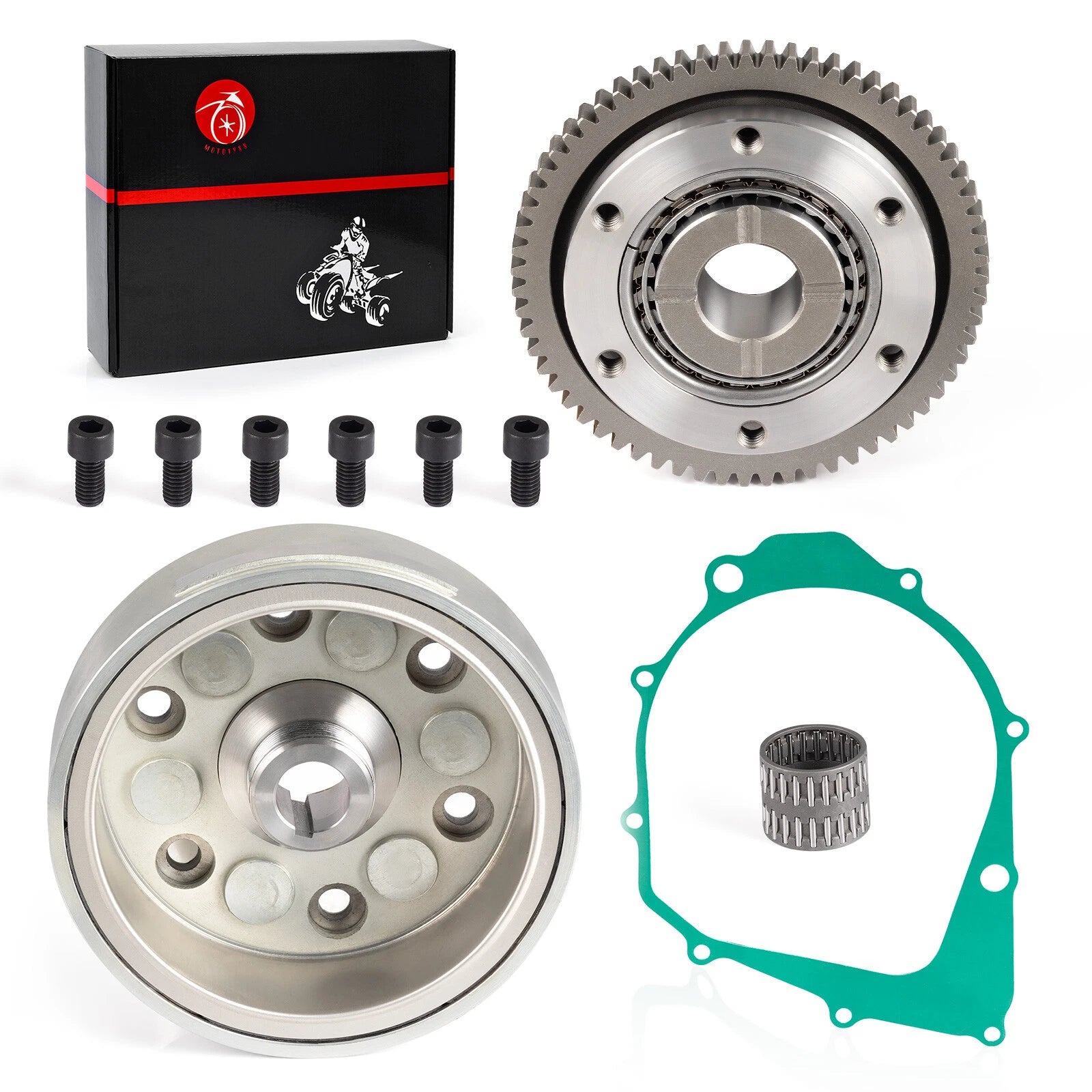 Starter One Way Clutch with Flywheel Rotor for Yamaha Warrior 350 (1990–2001)
