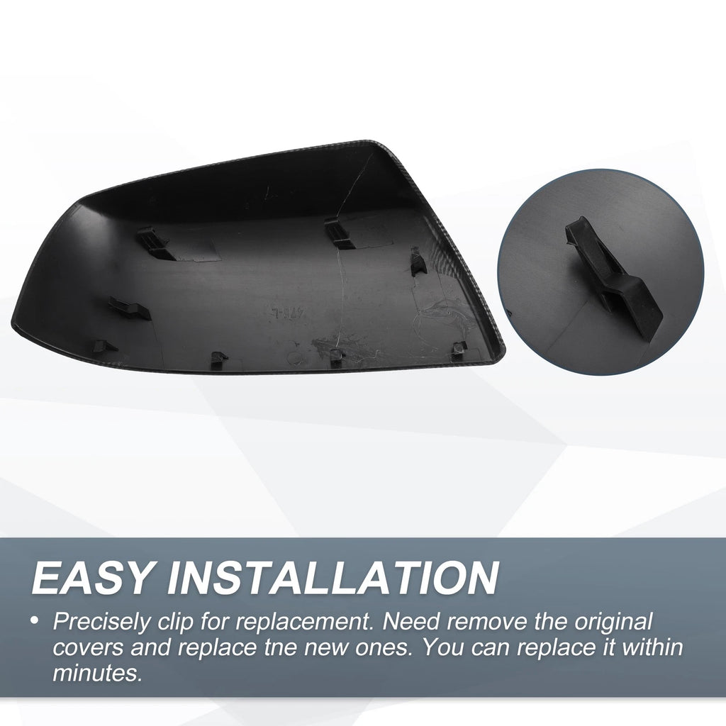 Set of 2 Rearview Mirror Cover Caps for Toyota Tundra Sequoia (2014–2021)