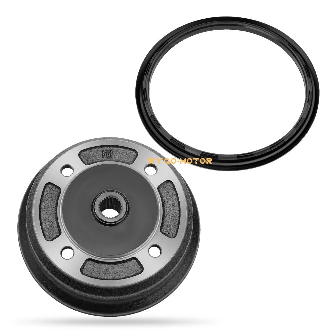 Rear Brake Drum Hub w/ Seal for Kawasaki Mule 4010 Diesel (2009–2013)