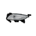 Replacement White Driver Side Fog Light Assembly w/White Bezel