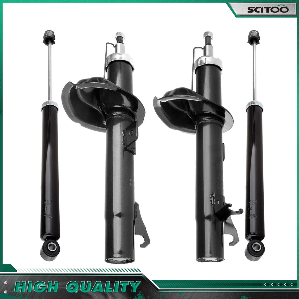 Set of 4 Front Rear Shocks Struts for Ford Focus (2000–2005)